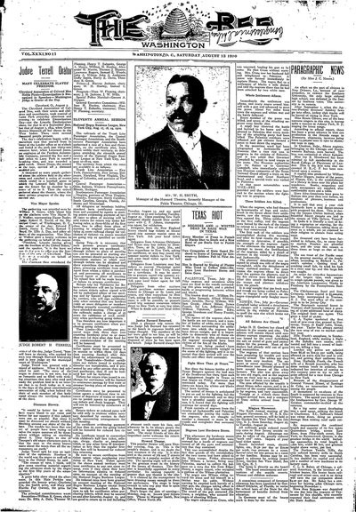 Washington Bee, Aug 13, 1910