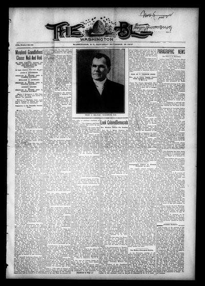 Washington Bee, Nov 26, 1910
