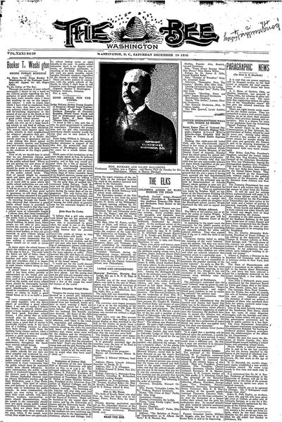 Washington Bee, Dec 10, 1910