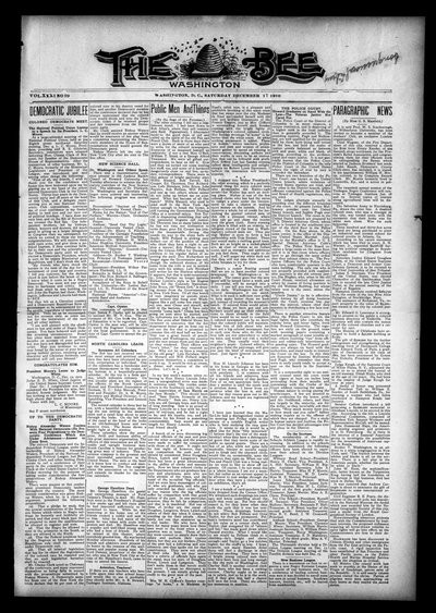 Washington Bee, Dec 17, 1910