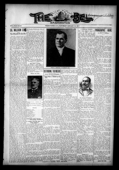 Washington Bee, Jan 14, 1911