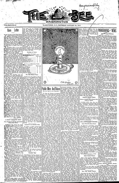 Washington Bee, Jan 28, 1911