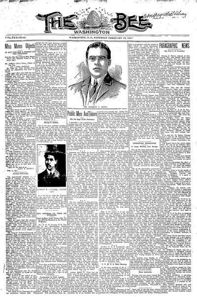 Washington Bee, Feb 18, 1911