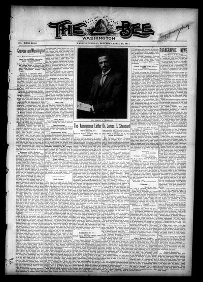Washington Bee, Apr 15, 1911