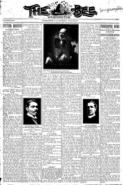 Washington Bee, Jul 22, 1911