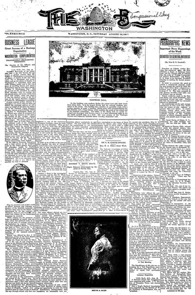 Washington Bee, Aug 26, 1911