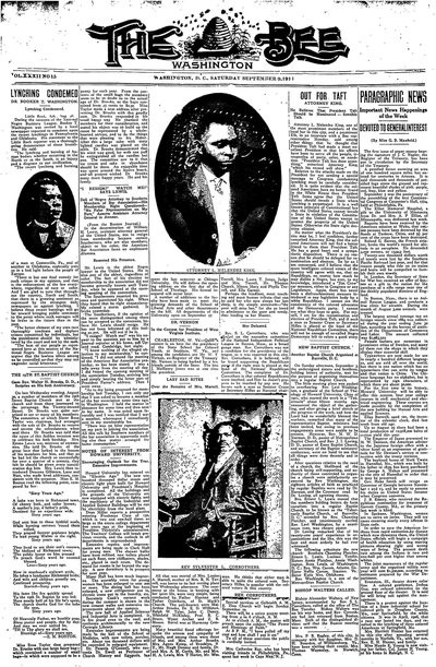 Washington Bee, Sep 9, 1911