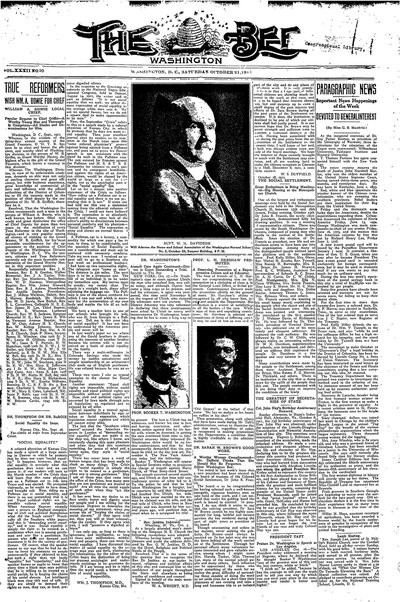 Washington Bee, Oct 21, 1911