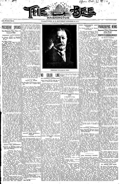 Washington Bee, Oct 28, 1911