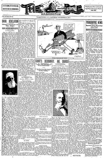 Washington Bee, Nov 11, 1911