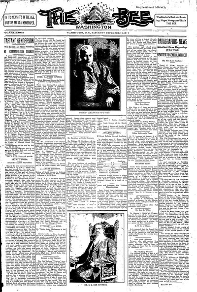 Washington Bee, Dec 16, 1911