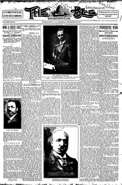 Washington Bee, Dec 30, 1911