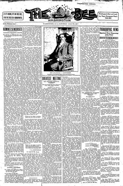 Washington Bee, Jul 20, 1912
