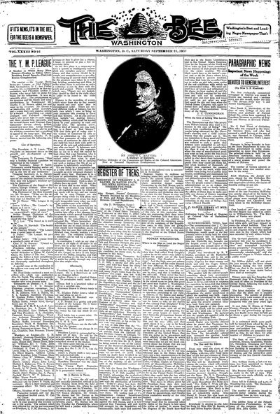 Washington Bee, Sep 21, 1912