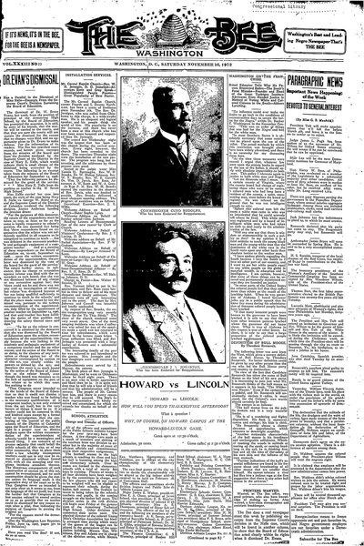 Washington Bee, Nov 16, 1912