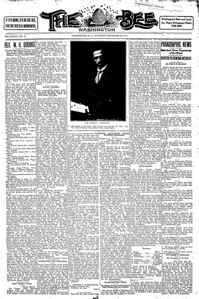 Washington Bee, Nov 30, 1912