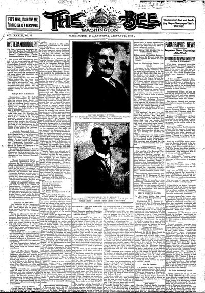 Washington Bee, Jan 25, 1913