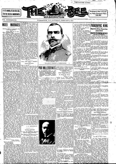 Washington Bee, Feb 8, 1913