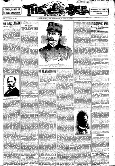 Washington Bee, Mar 22, 1913