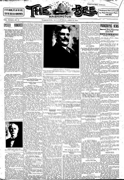 Washington Bee, Apr 12, 1913