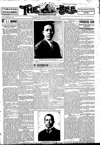 Washington Bee, Apr 26, 1913