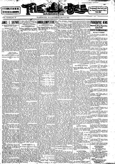 Washington Bee, May 10, 1913