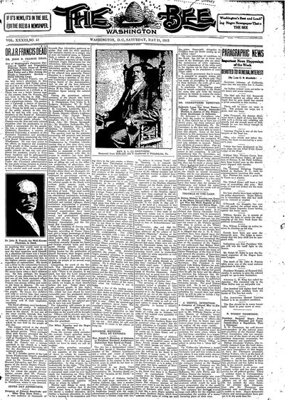 Washington Bee, May 31, 1913