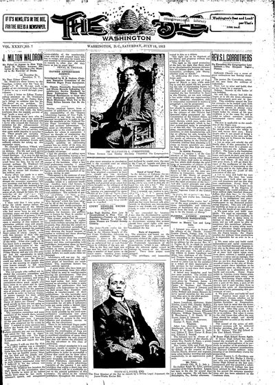 Washington Bee, Jul 19, 1913