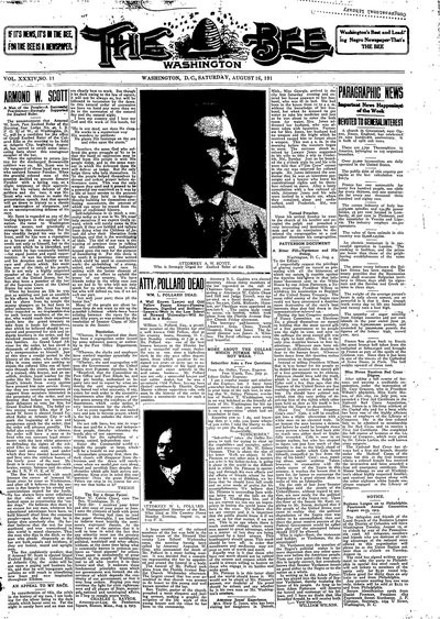 Washington Bee, Aug 16, 1913