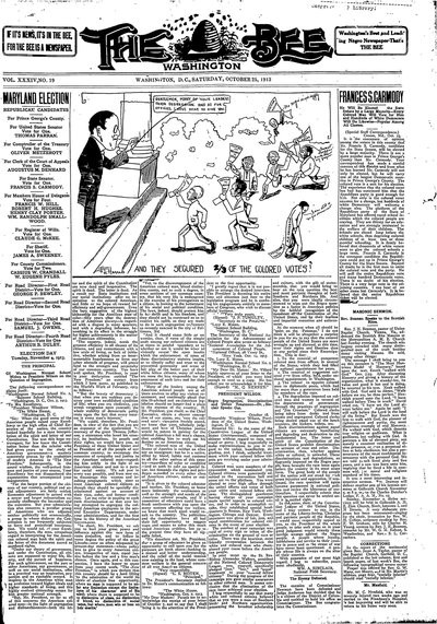 Washington Bee, Oct 25, 1913