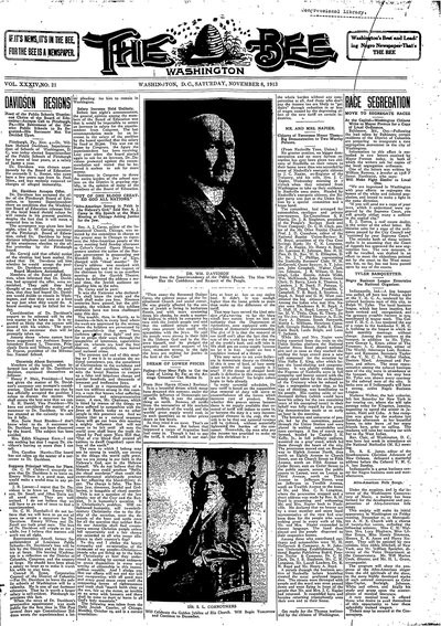 Washington Bee, Nov 8, 1913