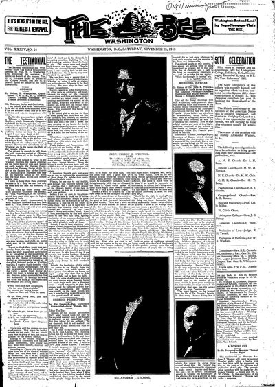 Washington Bee, Nov 29, 1913