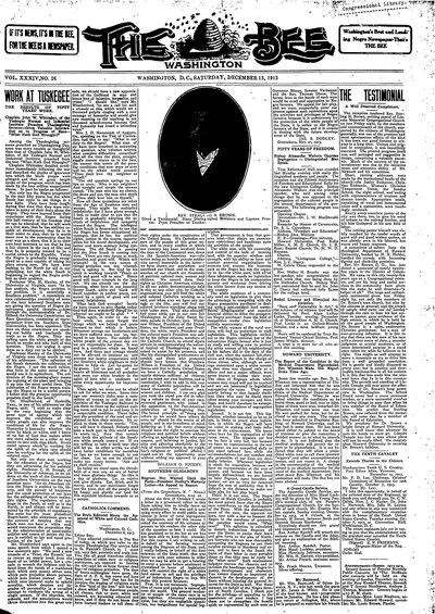 Washington Bee, Dec 13, 1913