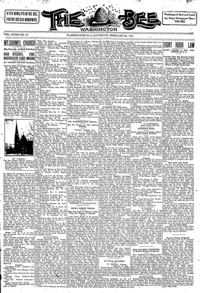 Washington Bee, Feb 28, 1914