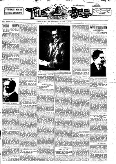 Washington Bee, Mar 14, 1914