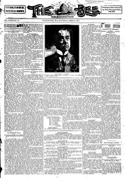 Washington Bee, Apr 11, 1914