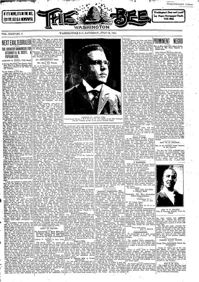 Washington Bee, Jul 18, 1914