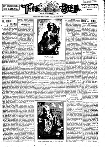 Washington Bee, Jul 25, 1914
