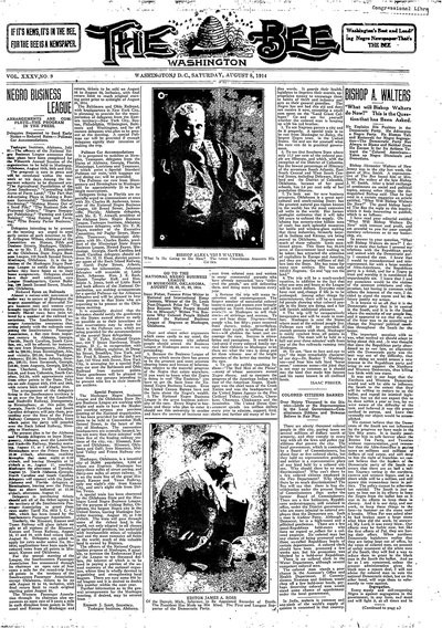 Washington Bee, Aug 8, 1914