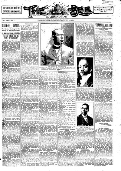 Washington Bee, Aug 22, 1914