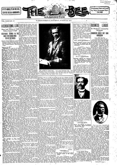 Washington Bee, Aug 29, 1914