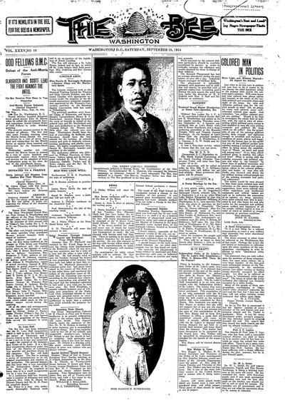 Washington Bee, Sep 19, 1914