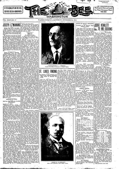 Washington Bee, Nov 28, 1914