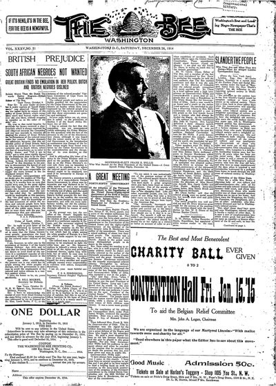 Washington Bee, Dec 26, 1914