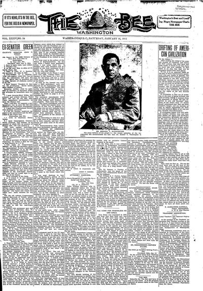 Washington Bee, Jan 16, 1915