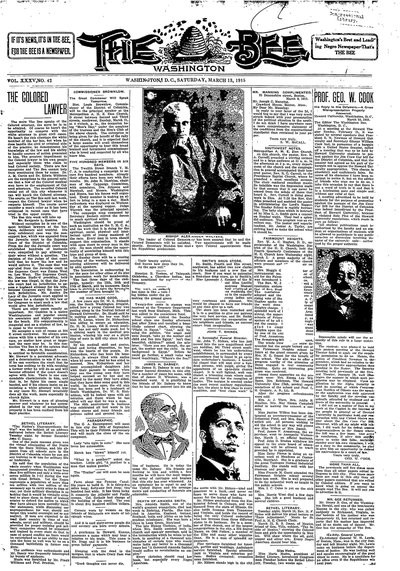 Washington Bee, Mar 13, 1915