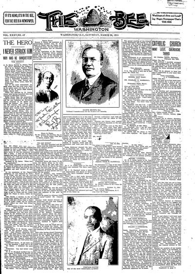 Washington Bee, Mar 20, 1915