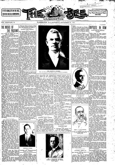 Washington Bee, Sep 18, 1915