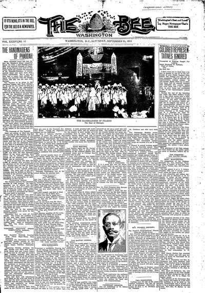 Washington Bee, Sep 25, 1915