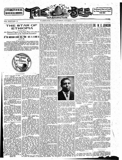Washington Bee, Oct 9, 1915